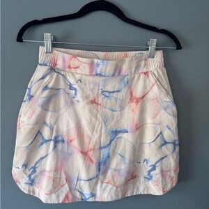 Calia XS Pastel Tie-Dye Active Skirt
